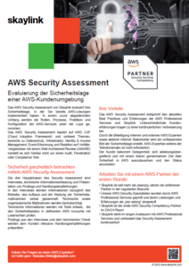 Onepager Security Assessment